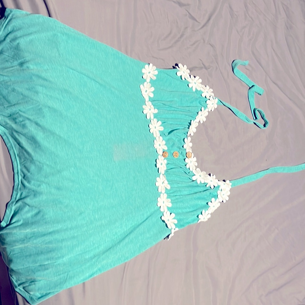 Mint green halter top size 14 from Rosegal